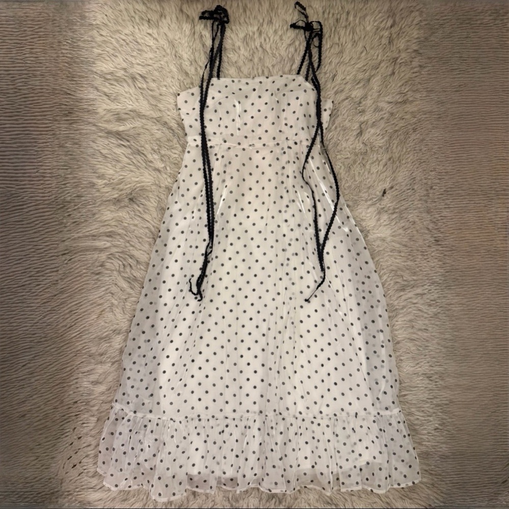 Sister Jane ‘Annex’ Organza Maxi Dress - Polka Dots
